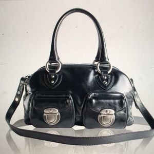 Marc Jacobs Black Susan Shoulder/Satchel Bag